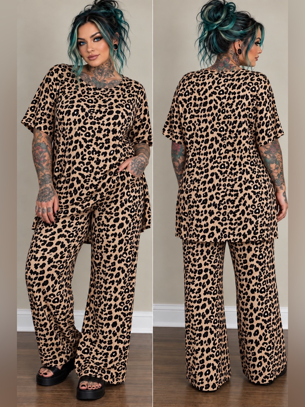 Leopard Relaxed Lounge Set
